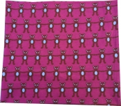 Tuubi kauluri 3v-aikuinen, pinkki nallet trikoota