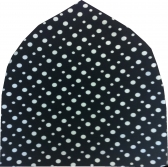 Black and white Dots hat