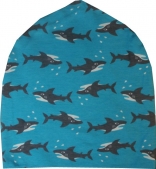 Sharks hat, blue backgroung