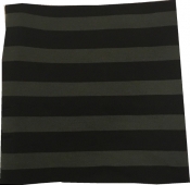 Tuubi kauluri, tummanharmaa-musta raidallista joustocollege, 3v-