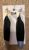 Feather earrings