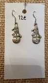 Snowman earrings