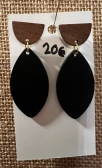 Wooden earrings