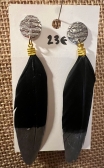 Feather earrings