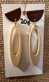 Wooden earrings