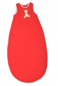 Red bear baby sleeping bag
