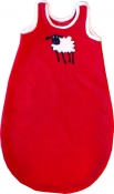 Punainen lammas fleece unipussi